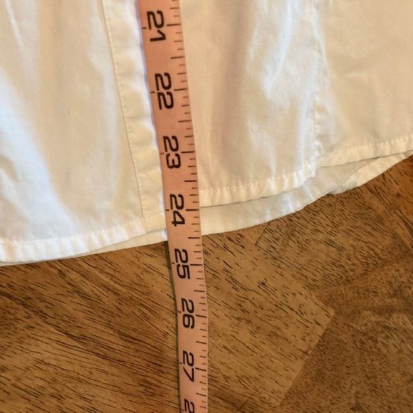 LA REDOUTE White Button Down Shirt size 10 - Picture 6 of 7